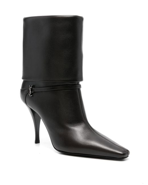 Saint Laurent Black Stivaletti Niki for men