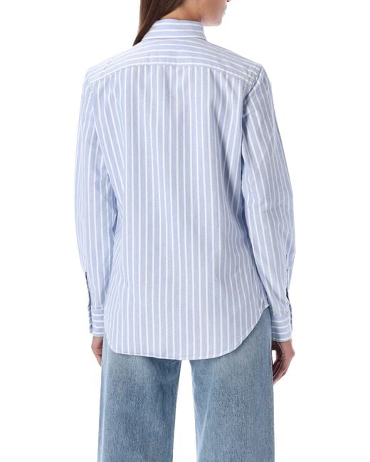 Polo Ralph Lauren Blue Classic-Fit Oxford Cotton Shirt