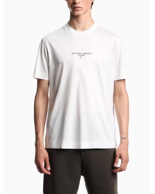 Emporio Armani T Shirts En Polos in het White voor heren