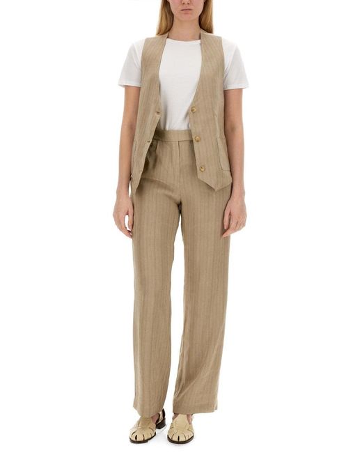Alysi Natural Linen Pants