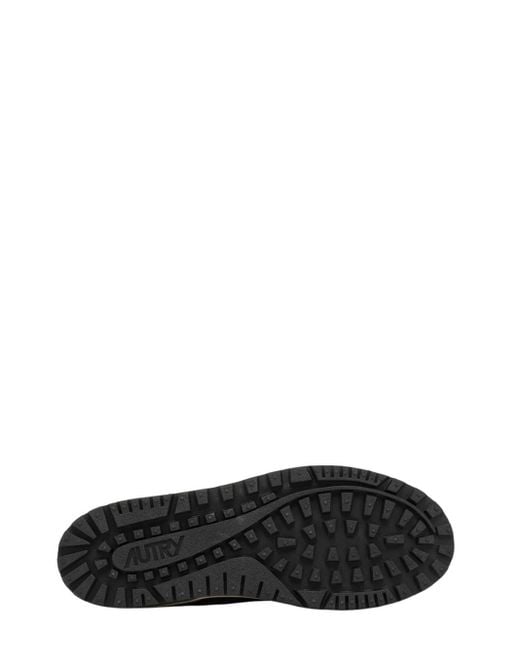 Autry Wildpace Lage Sneakers In Zwart Gaas En Suede in het Black voor heren