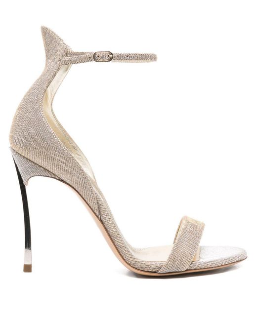 Casadei White Sandals Golden