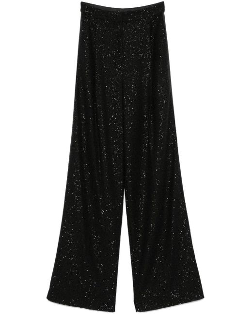 Max Mara Black Wool Blend Trousers