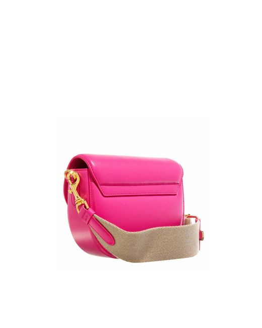 MCM Pink Mode Travia Shoulder Bag