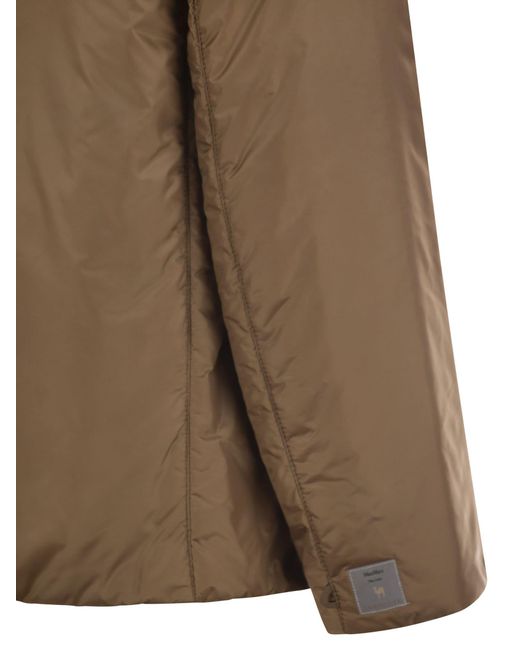 Max Mara Brown Greenh Drip Proof Canvas Travel Jacket
