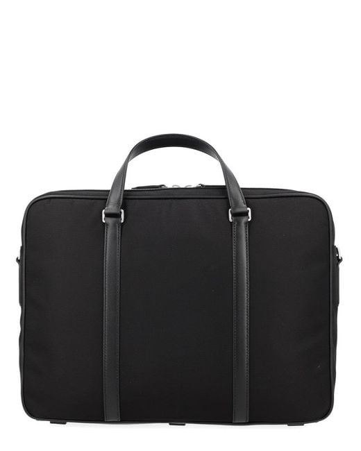 Bally Black Nylon Calf Polyester Luggage