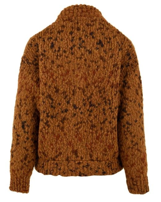 Akep Brown Jackets Multi Colour