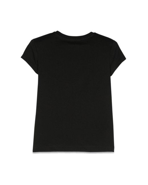 Balmain Black Mc Logo T Shirt