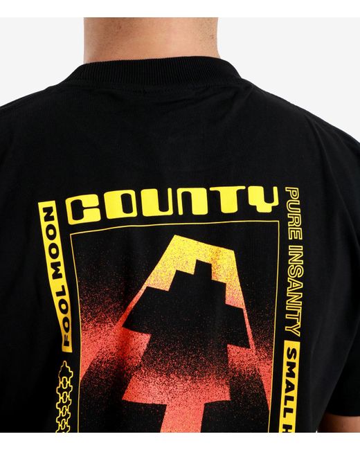Marcelo Burlon Black T Shirts And Polos for men