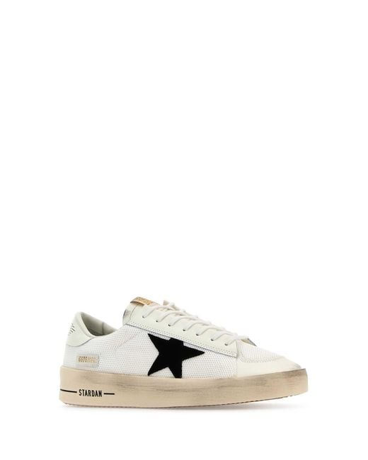 Golden Goose Deluxe Brand White Stardan Star Accented High-Top Sneakers for men