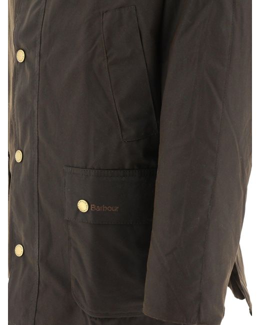 Barbour Ashby Wax Jas in het Black voor heren
