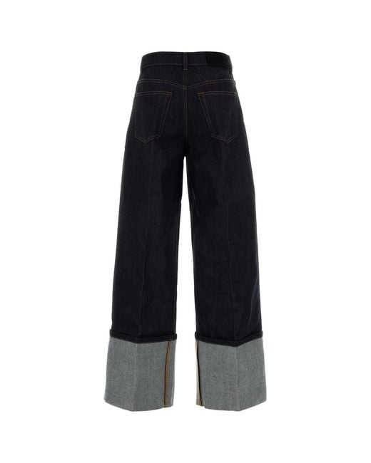 Givenchy Black Denim Wide-leg Jeans