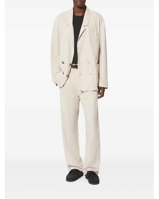 Isabel Marant White Yostin Pleated Pants