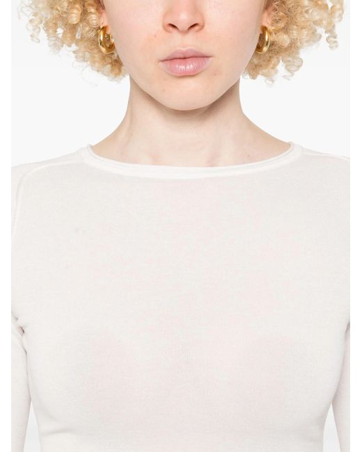 Notre héritage atteint un tricot Our Legacy en coloris White