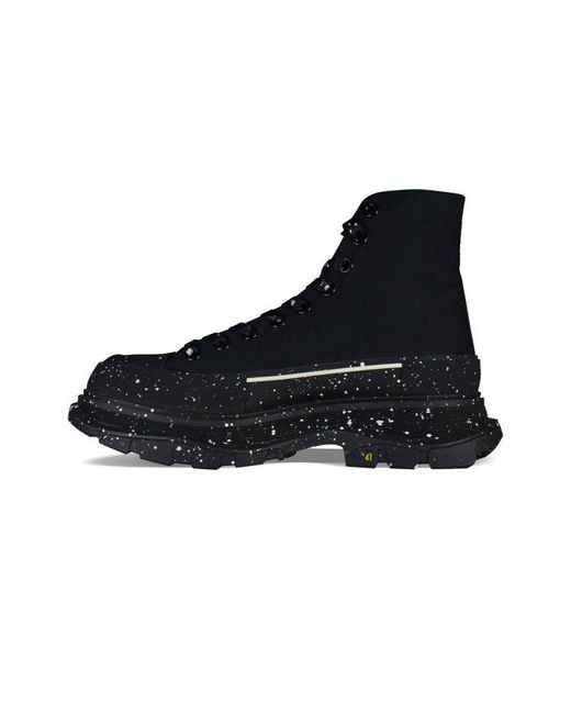 Alexander McQueen Black Sneakers Tread Slick for men