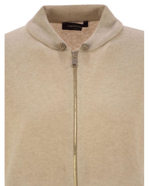 Fabiana Filippi Natural Bomber Jacket