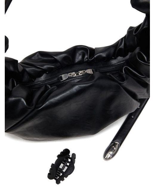 DIESEL Black Grab-D Hobo L Shoulder Bag