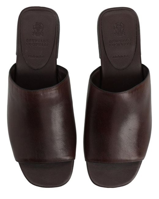 Brunello Cucinelli Brown Sandalo