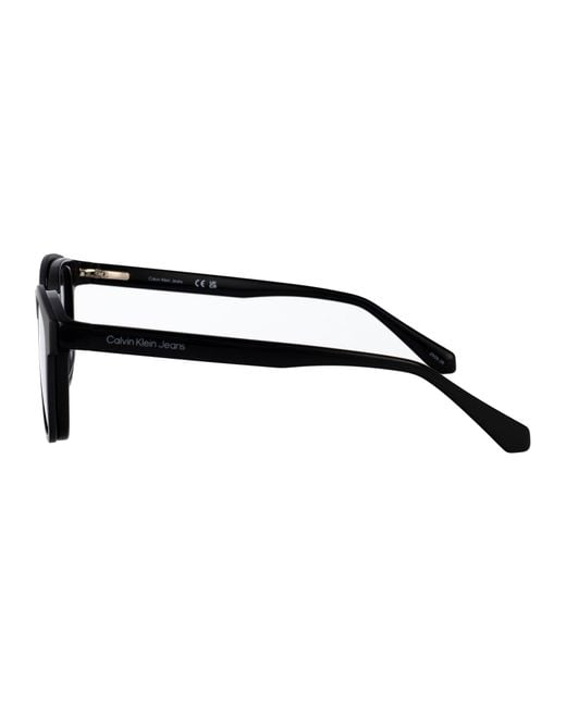 Calvin Klein Black Matte Acetate Glasses