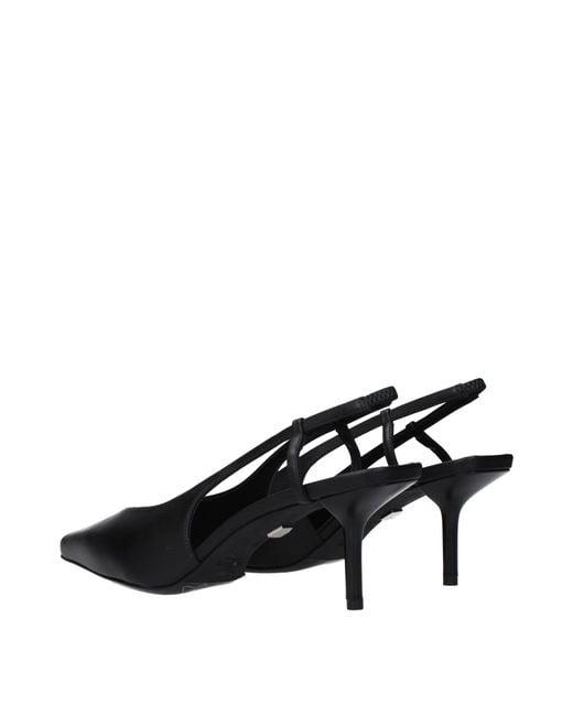 Max Mara Black Sandals Leather