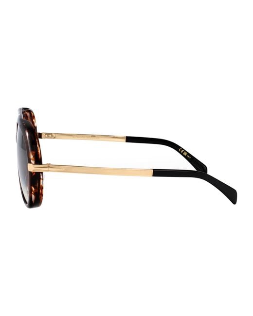 David Beckham Blue Aviator Sunglasses Db 99/Voyager Hqz for men