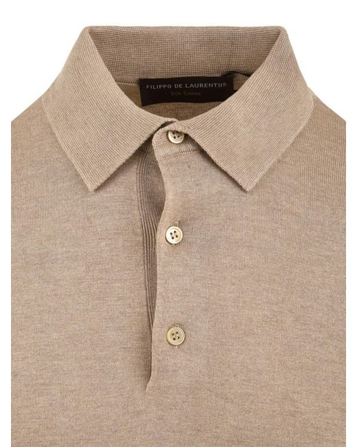 Filippo De Laurentis Natural T Shirts And Polos