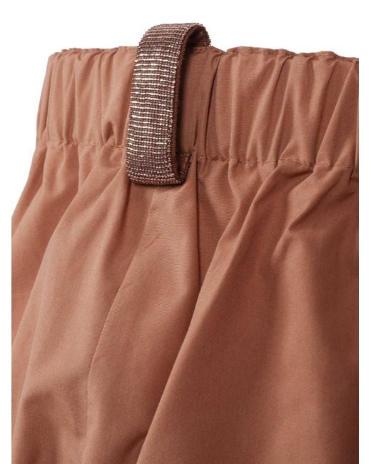 Fabiana Filippi Multicolor Poplin Pijama Trousers With Elastic Waistband