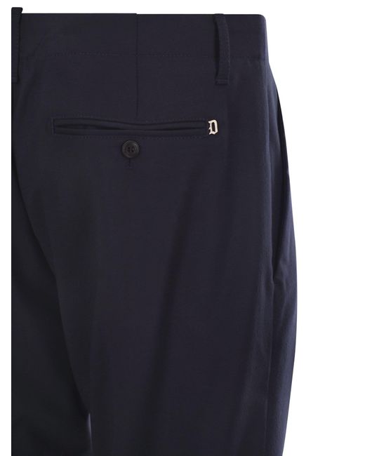 Dondup Blue Ben Carrot Pants for men