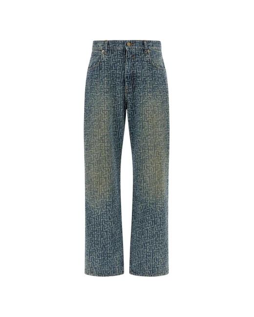 Balmain Jeans Met Vervaagd Effect in het Blue voor heren