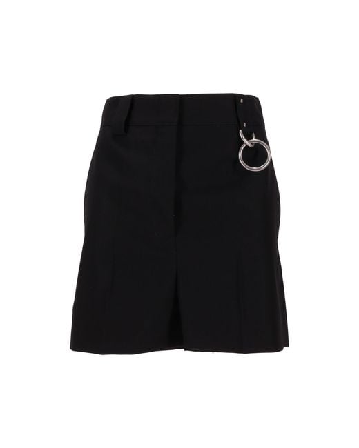 Prada Black Pantaloni Gabardine