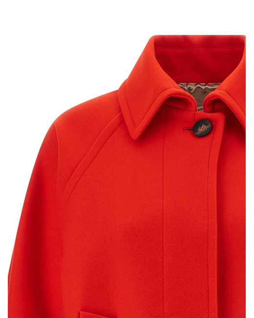 Alberto Biani Red Caban Mantel