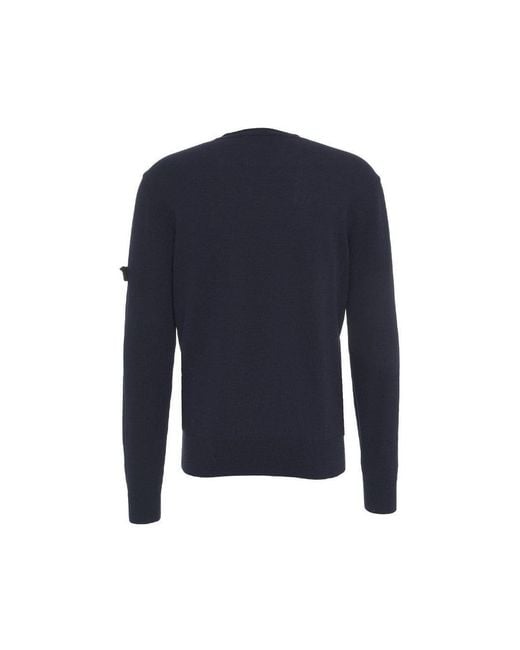 Peuterey Blue Crew Neck Sweater for men