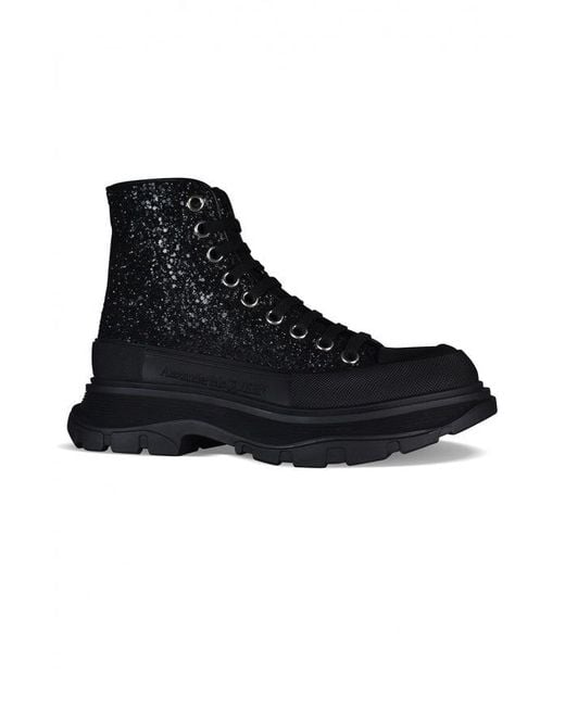 McQueen Black Sneakers Tread Slick