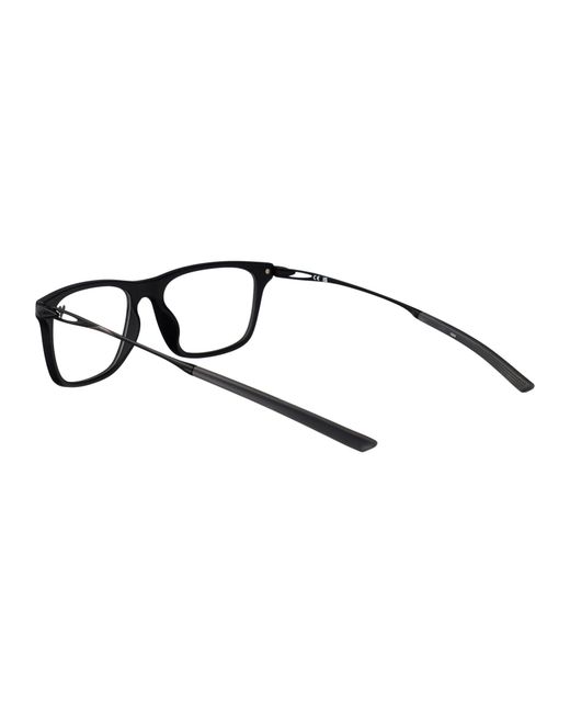 Nike Black Matte Acetate Glasses for men