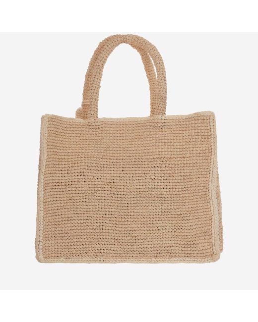 Mc2 Saint Barth Natural Colette Handtasche aus Raffia