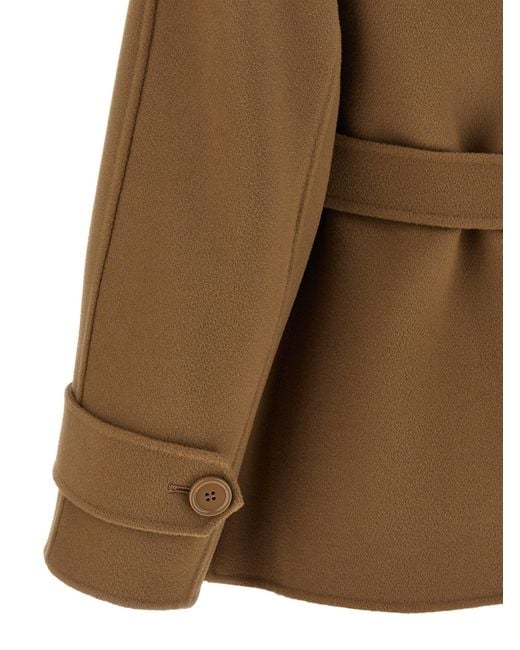 Max Mara Brown 'Louis' Short Coat