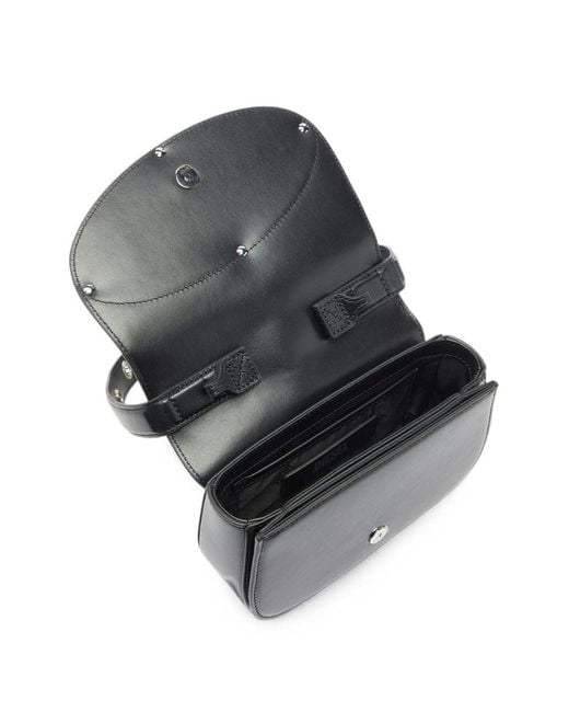 DIESEL Black 1Dr Leather Shoulder Bag