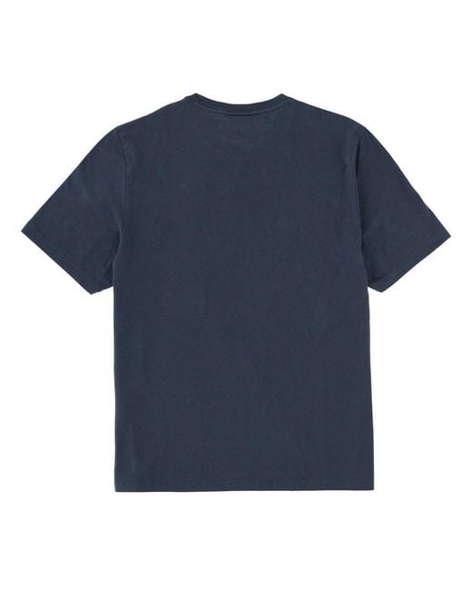 Maison Kitsuné Blue T Shirt "Fox Head"