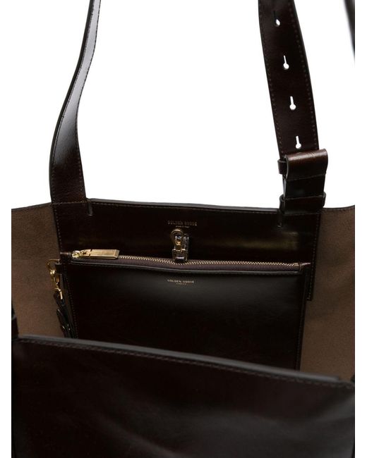 Golden Goose Deluxe Brand Black 24.7 Leather Handbag