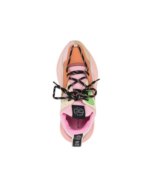 Stella McCartney Pink Eclypse Colourblock Sneakers