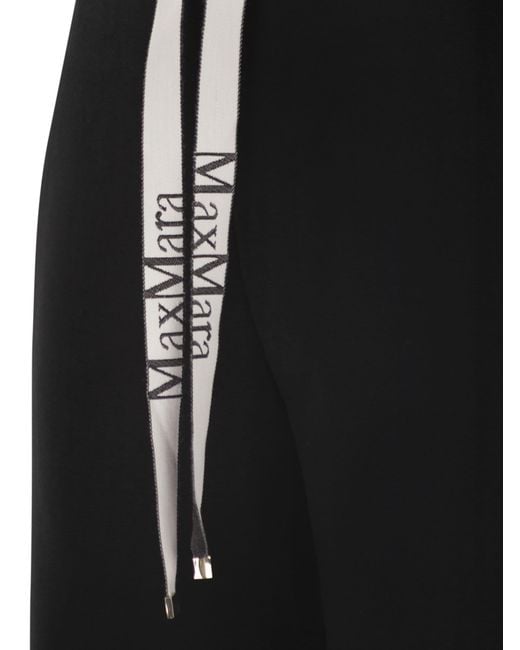 Max Mara Black Potenza Jersey Jogging Trousers
