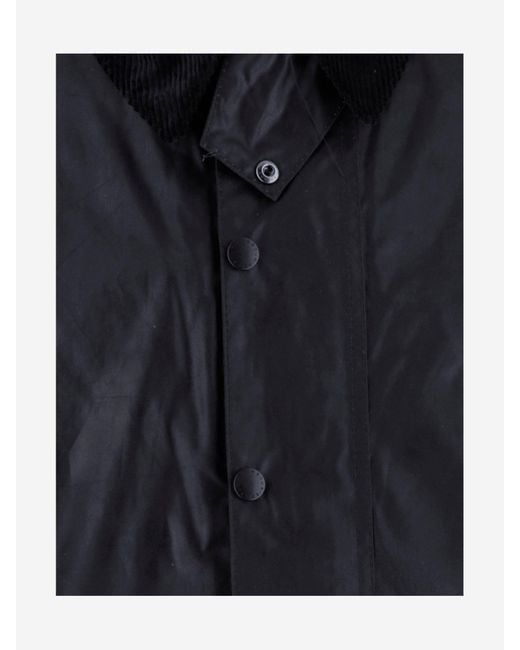 Barbour Black Beaufort Waxed Jacket