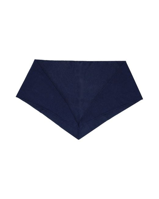 LA ROSE Blue Kefia Cashmere
