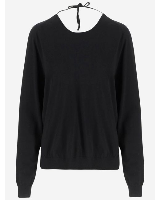 Maglione Di Cotone di Aspesi in Black