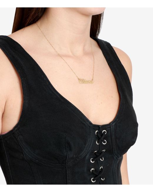 Grifoni Top Zwart in het Black