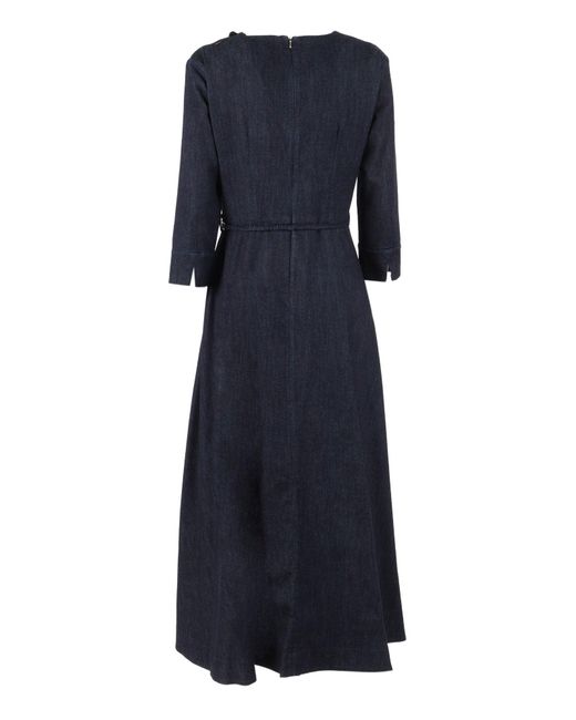 Max Mara Blue Dress
