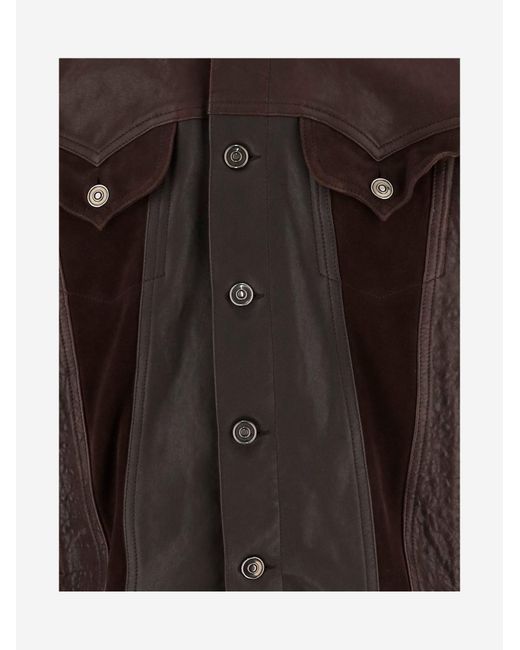 Versace Black Leather Jacket