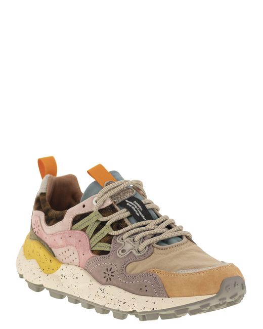 Flower Mountain Brown Yamano 3 Sneakers