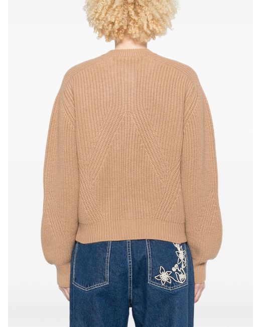 Cardigan de Loulou de Saison de color Natural