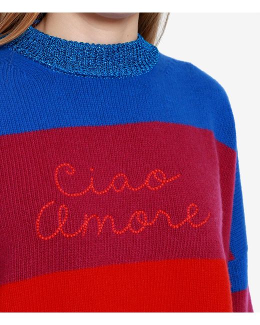 Giada Benincasa Truien Blauw in het Red